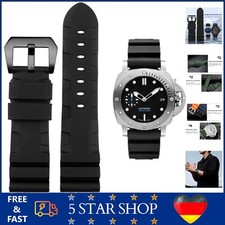 Gummi Uhrenarmband 22mm 24mm für Panerai Unisex sportlich