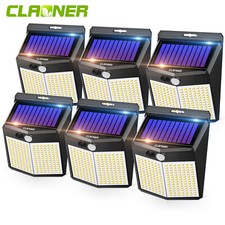 6Stück Solarleuchte 196 LED