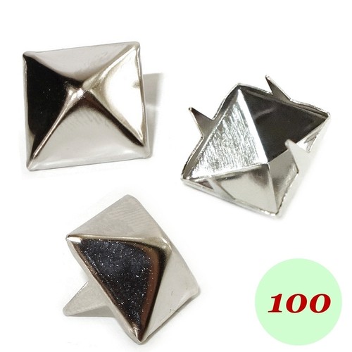 100 stück pyramiden nieten - 100,