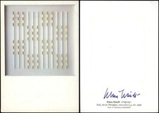 Staudt, Fügung. Autogramm, signierte Karte.