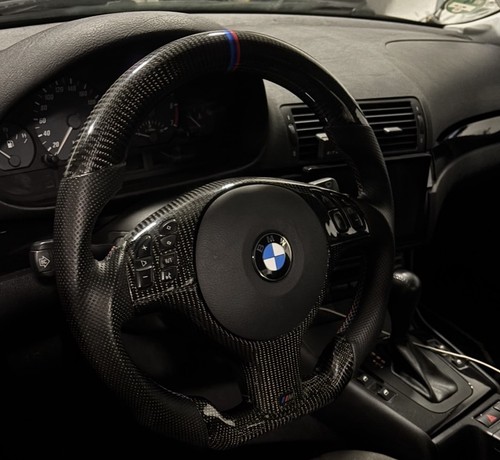 Bmw e46 lenkrad carbon schwarz - e46,