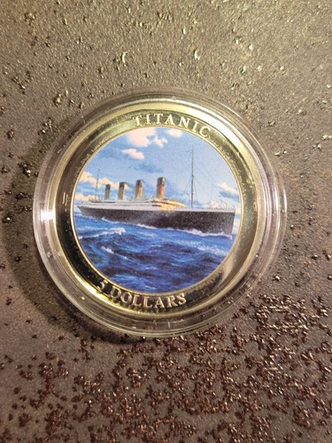 Farbmünze titanic dollars - titanic,