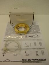 5 SCHUMACHER Halogen-Niedervolt-Einbauleuchte schwenkbar Gold