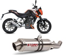 Komplette auspuff Storm by
