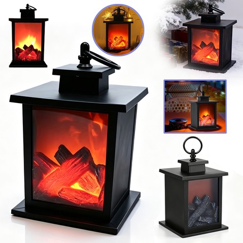 Kaminlaterne led flammenlicht - kaminlaterne,