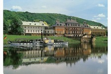 Binnenschiffe, Pillnitz, Wasserpalais, Schaufelraddampfer, Original-AK, BI 115