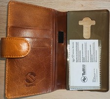 Echtleder Hülle Braun für LG