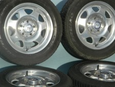 4xMercedes Felgen A1704010002 CLK, SLK u. C-Klasse, FUCHS-Felgen 15 Zoll "CHROM"