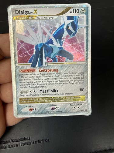 Pokémon karte dialga dp - pokémon, lv.x