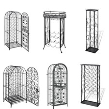 Weinregal Flaschenregal Flaschenständer Weinschrank Wein Flaschenhalter Metall 
