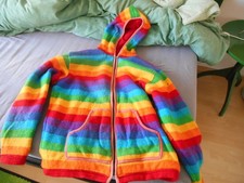 Regenbogenjacke l aus - l,