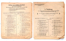 Deutsche Reichsbahn - Fahrplan -  Beilage + Nachtrag Amtliches Kursbuch 1958/59