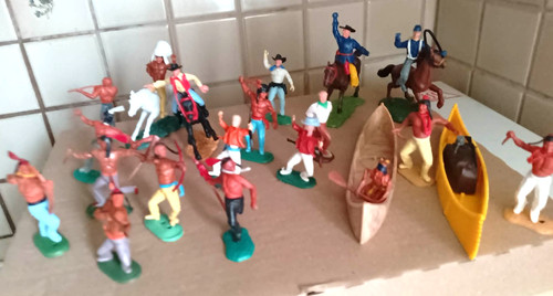 Western steckfiguren timpo - steckfiguren,