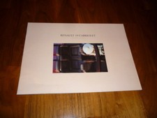 Renault 19 Cabrio Prospekt