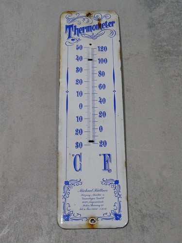 Altes emaile schild - altes,
