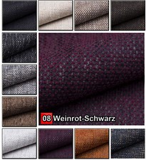Bezugstoff LAWA LANZ Polsterstoff Möbelstoff Stoff Meterware Strukturstoff LAVA