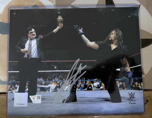 Wwe hof bestatter signiertes - wwe,
