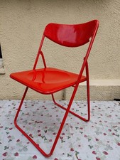 IKEA Ted Klappstühle ROT, Design von Niels Gammelgaard, 1980er