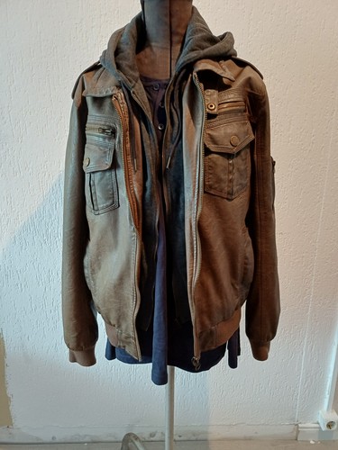 Kunstlederjacke mit