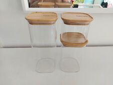 Tupperware Bamboo Clear