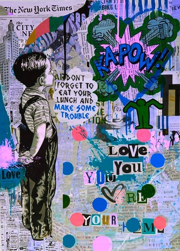 Motiv banksy love - love, home