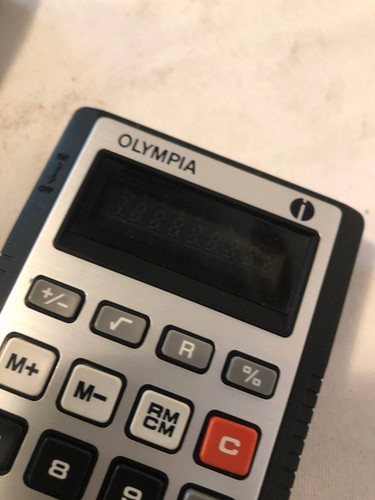 Olympia vintage taschenrechner - olympia,