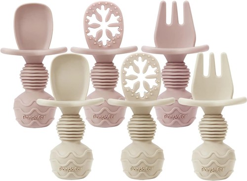 Baby besteck set silikon - baby,