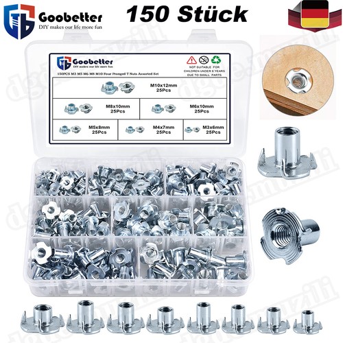 150 stück einschlagmuttern - 150,