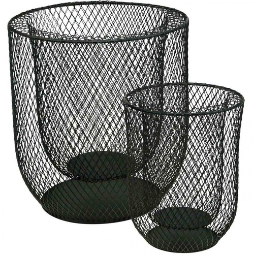 2er set kerzenhalter schwarz - kerzenhalter,