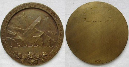 Bronze plakette zielfahrt - plakette,
