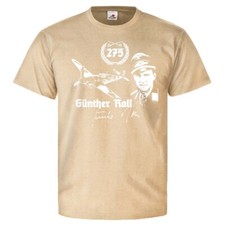 Günther Rall Typ 2 Jagdflieger Luftwaffe Me109 Pilot  - T Shirt S25871