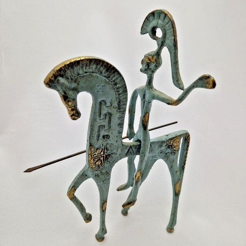 Retro figur messing 60er - retro, pferd