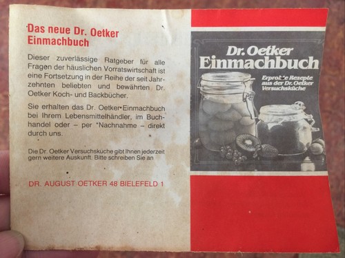 Oetker heft alt - oetker,