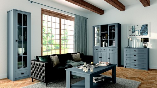 Wohnzimmer set vitrine kommode - wohnzimmer,