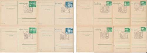 B2985 10x ganzsachen - 10x,
