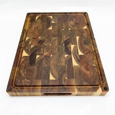 XINZUO Großes dickes Hirnholz-Schneidebrett (ohne OVP, mit Riss)