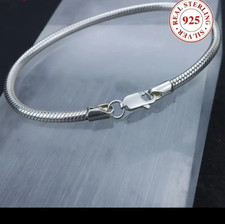 Bettelarmband Silber Armband Sterling 925  passend für Charm Anhänger 18cm lang