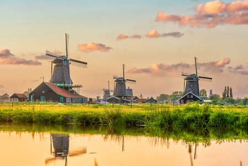 Wandbild windmühlen in - wandbild:,