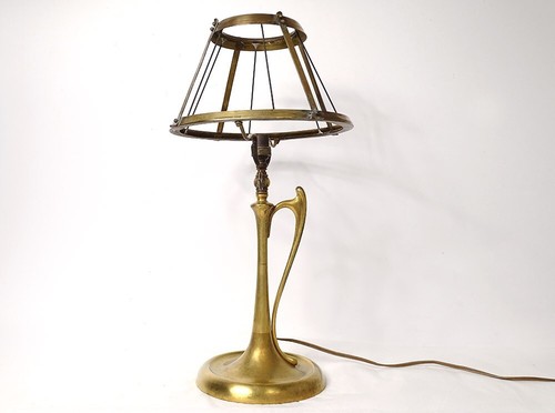 Lampe bronze golden jugendstil - lampe,
