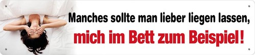 Manches sollte man - lieber, im