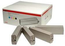 4 x Original Toner OKI C9300 C9500 C5 / 41963608 41963607 -41963605 Cartridges