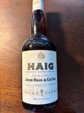 Haig blended scotch whisky - scotch,
