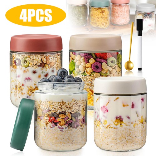 Overnight oats gläser - 4x,