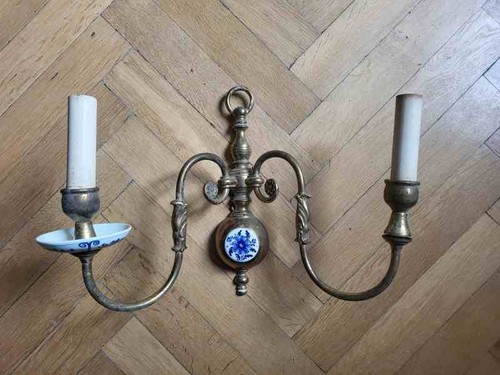 Alte delfter wandleuchte - delfter,