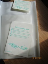 4 x 15 Lamininierfolien-Set: für A4, A5, ca. 10,5 x 15,5 cm, 9,2 x 6 cm, neuw.