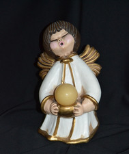 Original Thun Bozener Engel 25 cm als Kerzenhalter in Creme/Gold mit Kerze