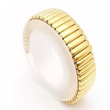 Stretch Uhrenarmband Edelstahl Metall Zugband Flexband Gold 12 14 16 18 20 22 mm