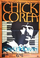 CHICK COREA 1978 FRANKFURT - G.KIESER - Concert Poster - Plakat - DIN A1 xx