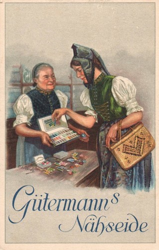 Künstler werbung - künstler-ak,