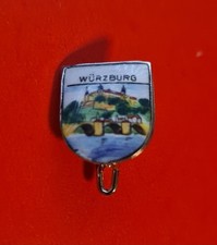 Anstecknadel "Würzburg" Hutnadel Wandernadel Brosche